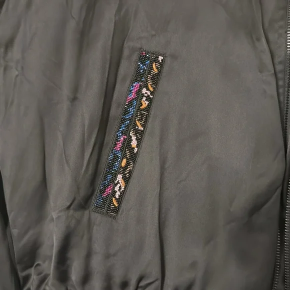 Saint Laurent Silk Bomber Jacket